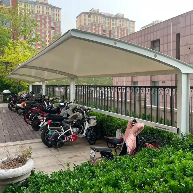 福鼎市膜结构电动车棚